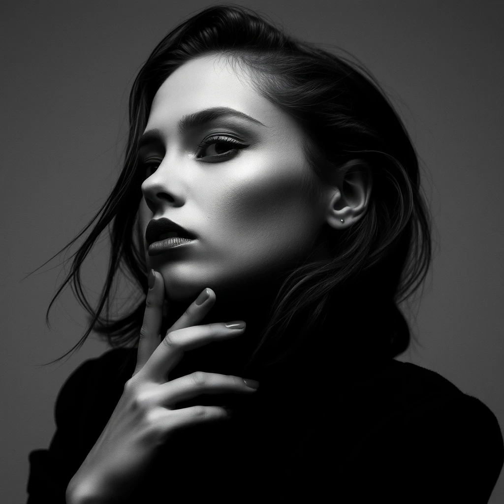 High-fashion photoshoot